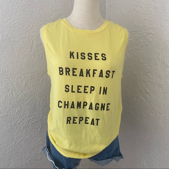 Wildfox Kisses Breakfast, Etc Graphic Tank - Picture 3 of 5